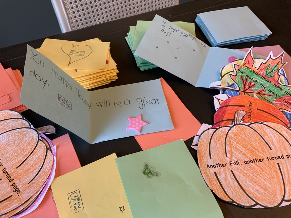 Notes from Courtenay Elementary students