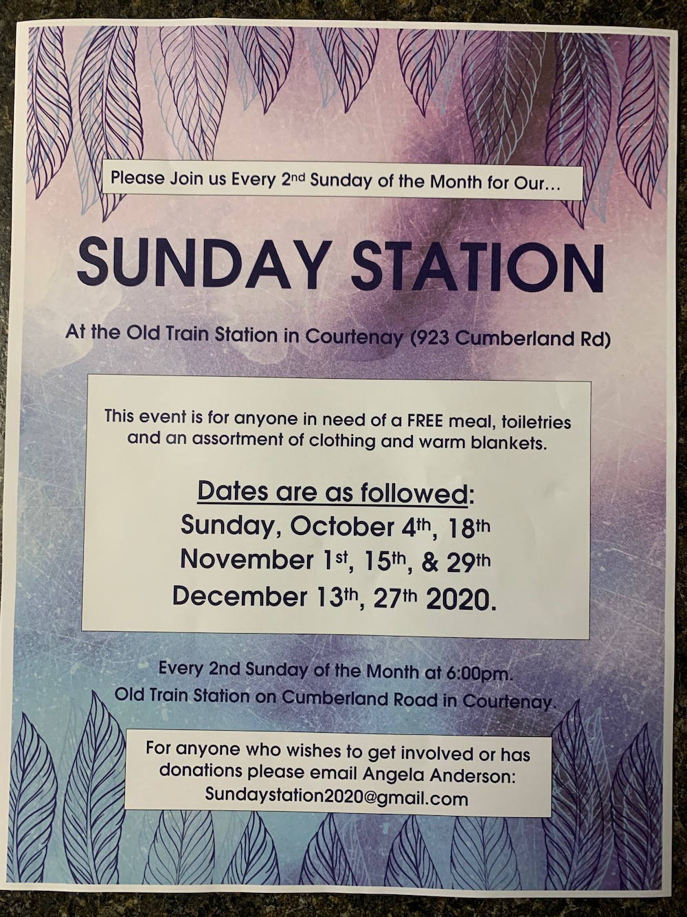 Sunday Station poster