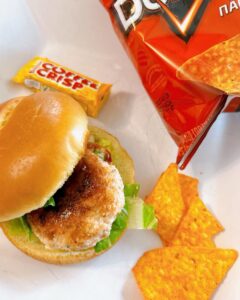 Salmon burger