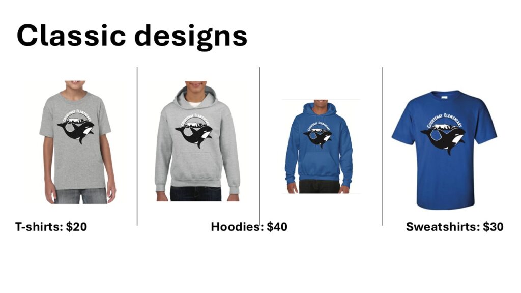 Classic Spirit Wear designs