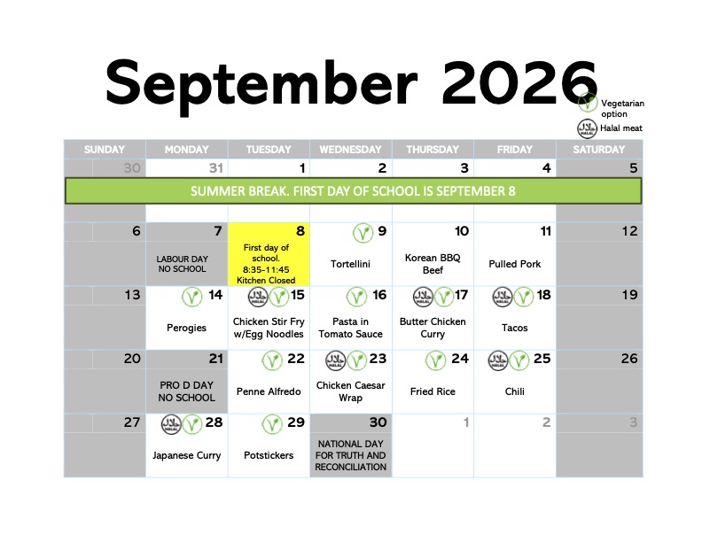 Lunch for a New School Year Ready to Order!